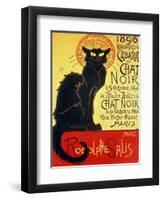 Tournee Du Chat Noir, 1896 - The Black Cat Cabaret-Théophile Alexandre Steinlen-Framed Premium Giclee Print