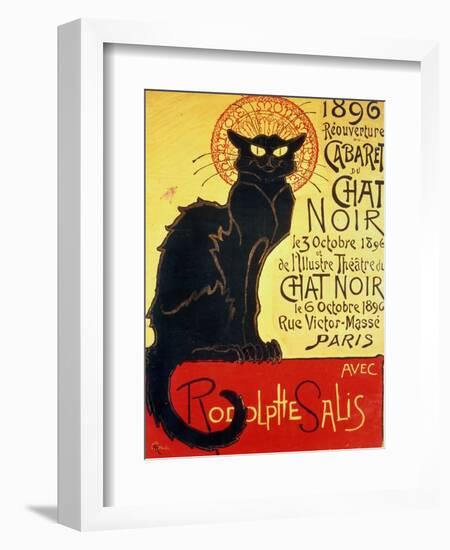 Tournee Du Chat Noir, 1896 - The Black Cat Cabaret-Théophile Alexandre Steinlen-Framed Premium Giclee Print