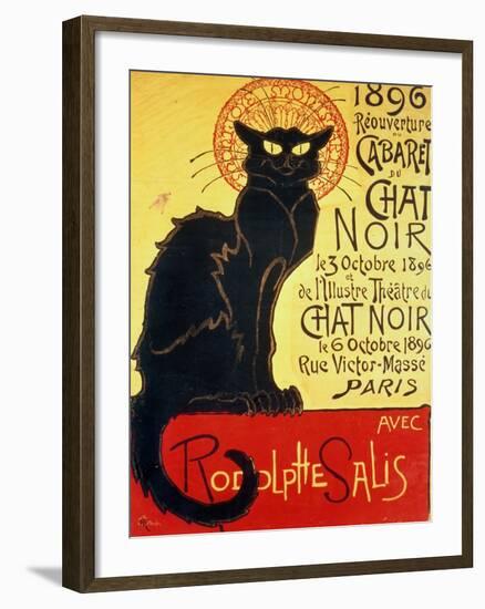 Tournee Du Chat Noir, 1896 - The Black Cat Cabaret-Théophile Alexandre Steinlen-Framed Giclee Print