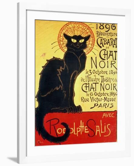 Tournee Du Chat Noir, 1896 - The Black Cat Cabaret-Théophile Alexandre Steinlen-Framed Giclee Print