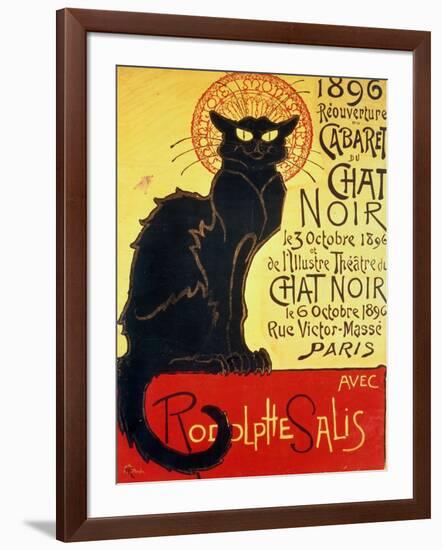 Tournee Du Chat Noir, 1896 - The Black Cat Cabaret-Théophile Alexandre Steinlen-Framed Giclee Print