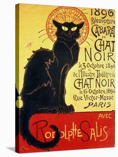 Tournee Du Chat Noir, 1896 - The Black Cat Cabaret-Théophile Alexandre Steinlen-Stretched Canvas