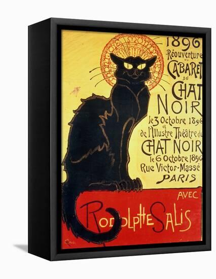 Tournee Du Chat Noir, 1896 - The Black Cat Cabaret-Théophile Alexandre Steinlen-Framed Stretched Canvas