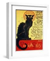 Tournee Du Chat Noir, 1896 - The Black Cat Cabaret-Théophile Alexandre Steinlen-Framed Giclee Print