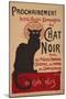 Tournee Du Chat Noir, 1896 - The Black Cat Cabaret-Théophile Alexandre Steinlen-Mounted Giclee Print