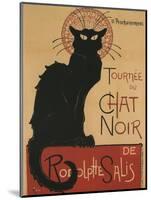 Tournee Du Chat Noir, 1896-Théophile Alexandre Steinlen-Mounted Giclee Print