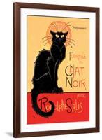 Tournee du Chat Noir Avec Rodolptte Salis-Th?ophile Alexandre Steinlen-Framed Art Print