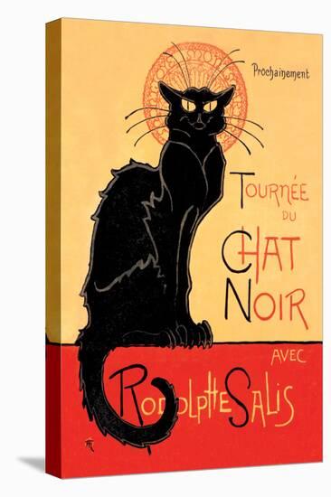 Tournee du Chat Noir Avec Rodolptte Salis-Th?ophile Alexandre Steinlen-Stretched Canvas