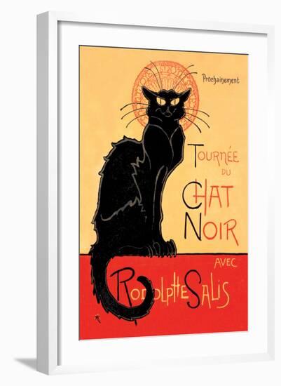 Tournee du Chat Noir Avec Rodolptte Salis-Th?ophile Alexandre Steinlen-Framed Art Print