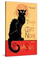 Tournee du Chat Noir Avec Rodolptte Salis-Th?ophile Alexandre Steinlen-Stretched Canvas