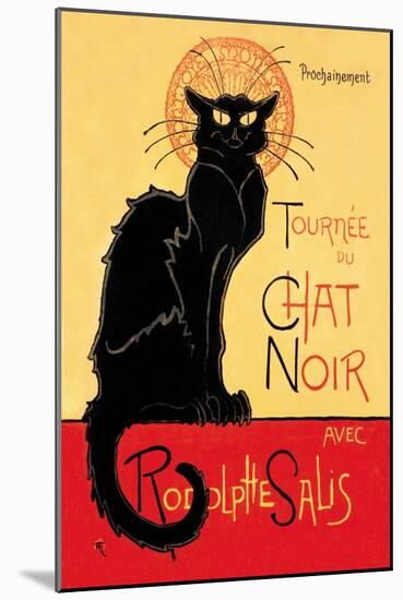 Tournee du Chat Noir Avec Rodolptte Salis-Théophile Alexandre Steinlen-Mounted Art Print