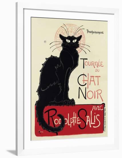 Tournée du Chat Noir, c.1896-Théophile Alexandre Steinlen-Framed Art Print