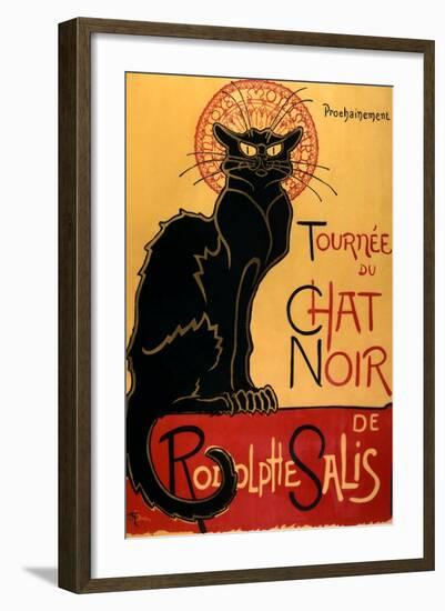 Tournée du Chat Noir, c.1896-Théophile Alexandre Steinlen-Framed Art Print