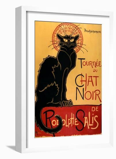 Tournée du Chat Noir, c.1896-Théophile Alexandre Steinlen-Framed Art Print