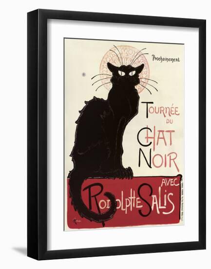 Tournee du Chat Noir-Theophile-Alexandre Steinlen-Framed Art Print