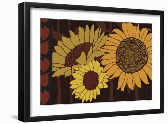 Tournesol III-null-Framed Giclee Print