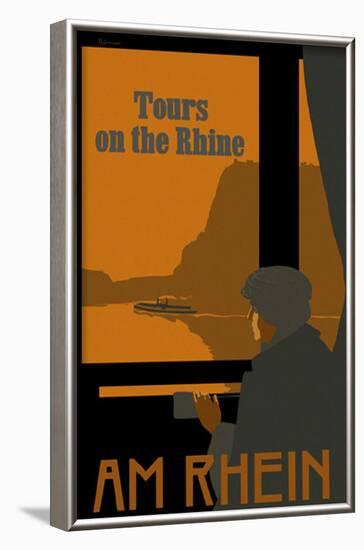 Tours on the Rhine-null-Framed Poster