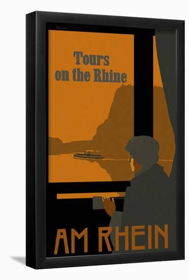 Tours on the Rhine-null-Framed Poster