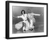 Tous en Scene THE BAND WAGON by VincenteMinnelli with Cyd Charisse and Fred Astaire, 1953 (b/w phot-null-Framed Photo