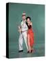 Tous en Scene THE BAND WAGON by VincenteMinnelli with Cyd Charisse and Fred Astaire, 1953 (photo)-null-Stretched Canvas