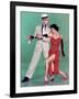 Tous en Scene THE BAND WAGON by VincenteMinnelli with Cyd Charisse and Fred Astaire, 1953 (photo)-null-Framed Photo