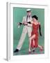 Tous en Scene THE BAND WAGON by VincenteMinnelli with Cyd Charisse and Fred Astaire, 1953 (photo)-null-Framed Photo