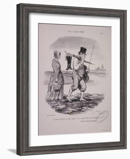 Tout ce qu'on voudra, numero 46-Honore Daumier-Framed Giclee Print