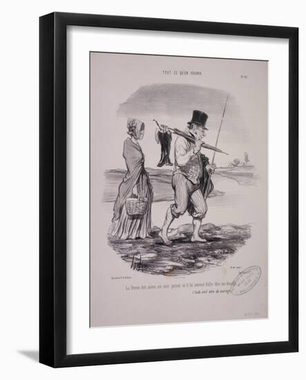 Tout ce qu'on voudra, numero 46-Honore Daumier-Framed Giclee Print