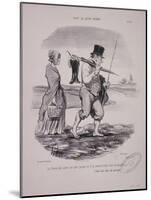 Tout ce qu'on voudra, numero 46-Honore Daumier-Mounted Giclee Print