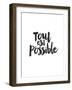 Tout Est Possible-Brett Wilson-Framed Art Print