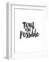 Tout Est Possible-Brett Wilson-Framed Art Print