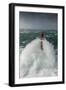 Toute La Force De La Nature Lors Du Passage De La Tempête Ruzica Au Phare De La Jument-Mathieu Rivrin-Framed Photographic Print