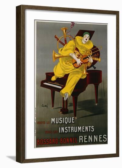 Toute la Musique, Tous Les Instruments, 1925-Lotti-Framed Giclee Print