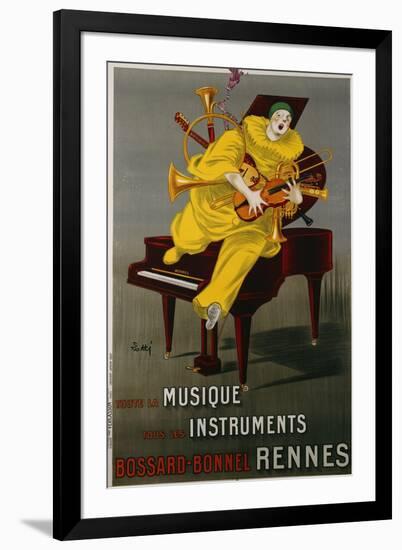 Toute la Musique, Tous Les Instruments, 1925-Lotti-Framed Giclee Print