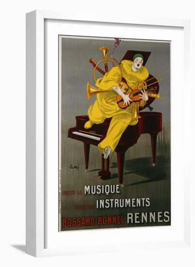 Toute la Musique, Tous Les Instruments, 1925-Lotti-Framed Giclee Print