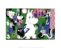 The Moomins Picnic-Tove Jansson-Art Print