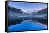 Tovel lake  Europe, Italy, Trentino Alto Adige, Trento district, Tovel valley, Non valley, Tuenno c-ClickAlps-Framed Stretched Canvas