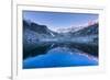 Tovel lake  Europe, Italy, Trentino Alto Adige, Trento district, Tovel valley, Non valley, Tuenno c-ClickAlps-Framed Photographic Print