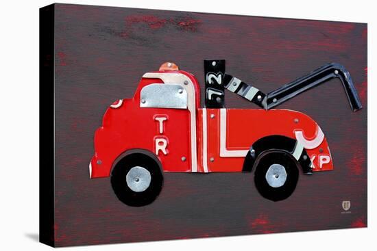 Tow Truck-Design Turnpike-Stretched Canvas