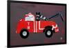 Tow Truck-Design Turnpike-Framed Giclee Print