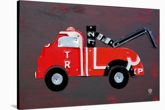 Tow Truck-Design Turnpike-Stretched Canvas