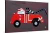 Tow Truck-Design Turnpike-Stretched Canvas