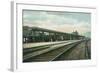 Towanda, Pennsylvania - Lehigh Valley Railroad Station-Lantern Press-Framed Art Print