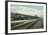 Towanda, Pennsylvania - Lehigh Valley Railroad Station-Lantern Press-Framed Art Print