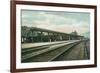 Towanda, Pennsylvania - Lehigh Valley Railroad Station-Lantern Press-Framed Art Print