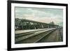 Towanda, Pennsylvania - Lehigh Valley Railroad Station-Lantern Press-Framed Art Print