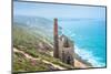 Towanroath Engine House, part of Wheal Coates Tin Mine, on the Cornish coast near St. Agnes-Andrew Michael-Mounted Photographic Print