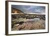 Toward Flamborough Head from Sewerby Rocks, Bridlington, East Riding of Yorkshire, England, UK-Mark Sunderland-Framed Photographic Print