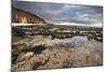 Toward Flamborough Head from Sewerby Rocks, Bridlington, East Riding of Yorkshire, England, UK-Mark Sunderland-Mounted Photographic Print