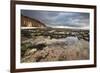 Toward Flamborough Head from Sewerby Rocks, Bridlington, East Riding of Yorkshire, England, UK-Mark Sunderland-Framed Photographic Print